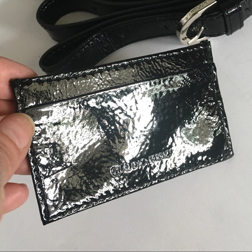CLAUDIO FERRICI crescent bag & accessories NWOT - Picture 3 of 15